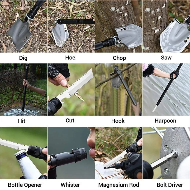 Folding Shovel Survival Multi Tool