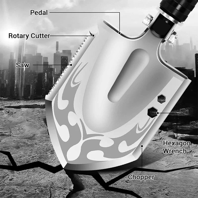 Folding Shovel Survival Multi Tool