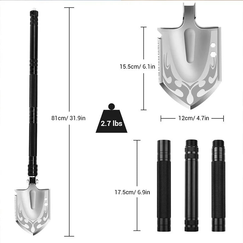 Folding Shovel Survival Multi Tool