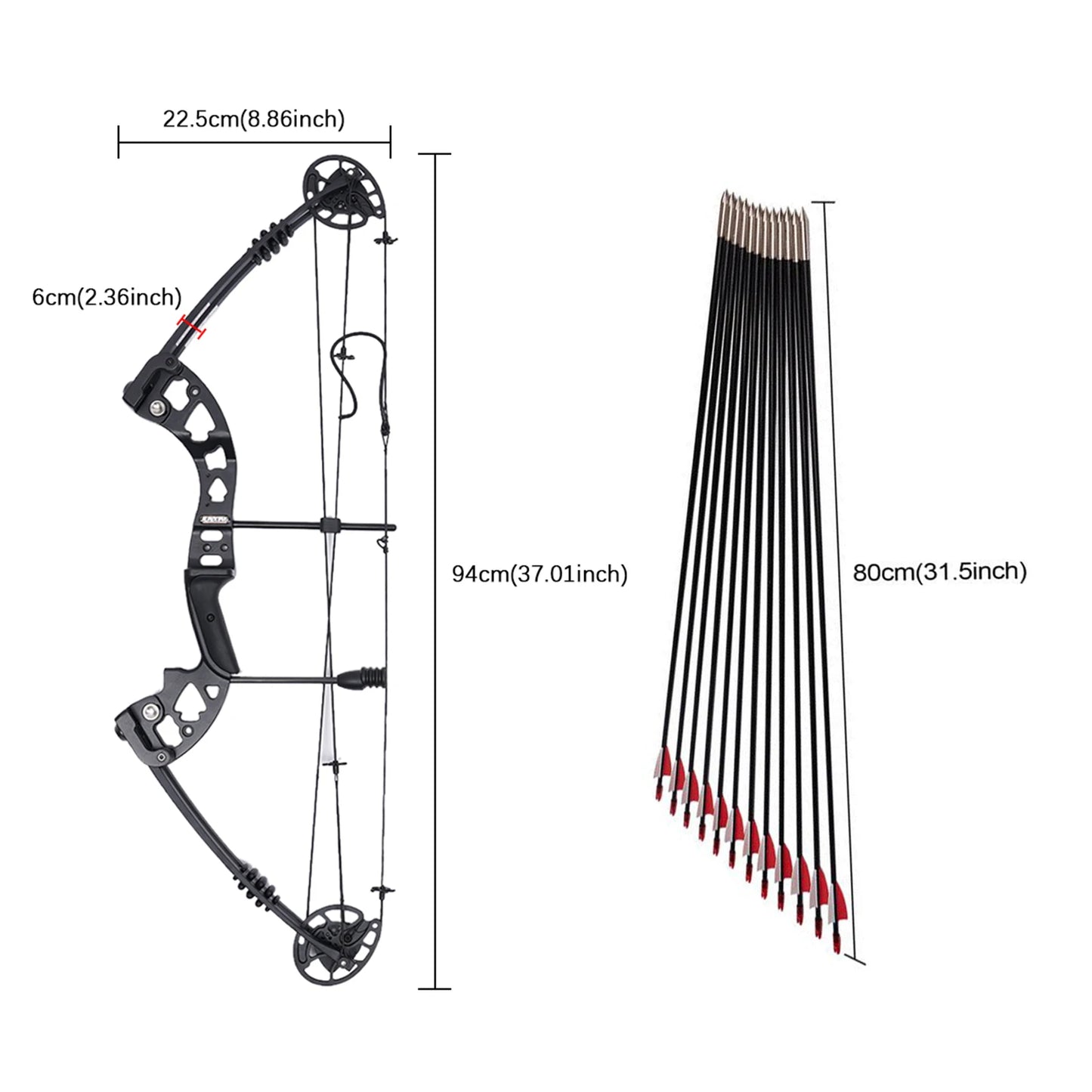 Aluminum Alloy Right Hand Bow Kit