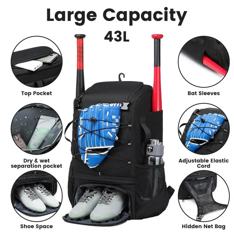 Baseball & Softball Equipment Bag