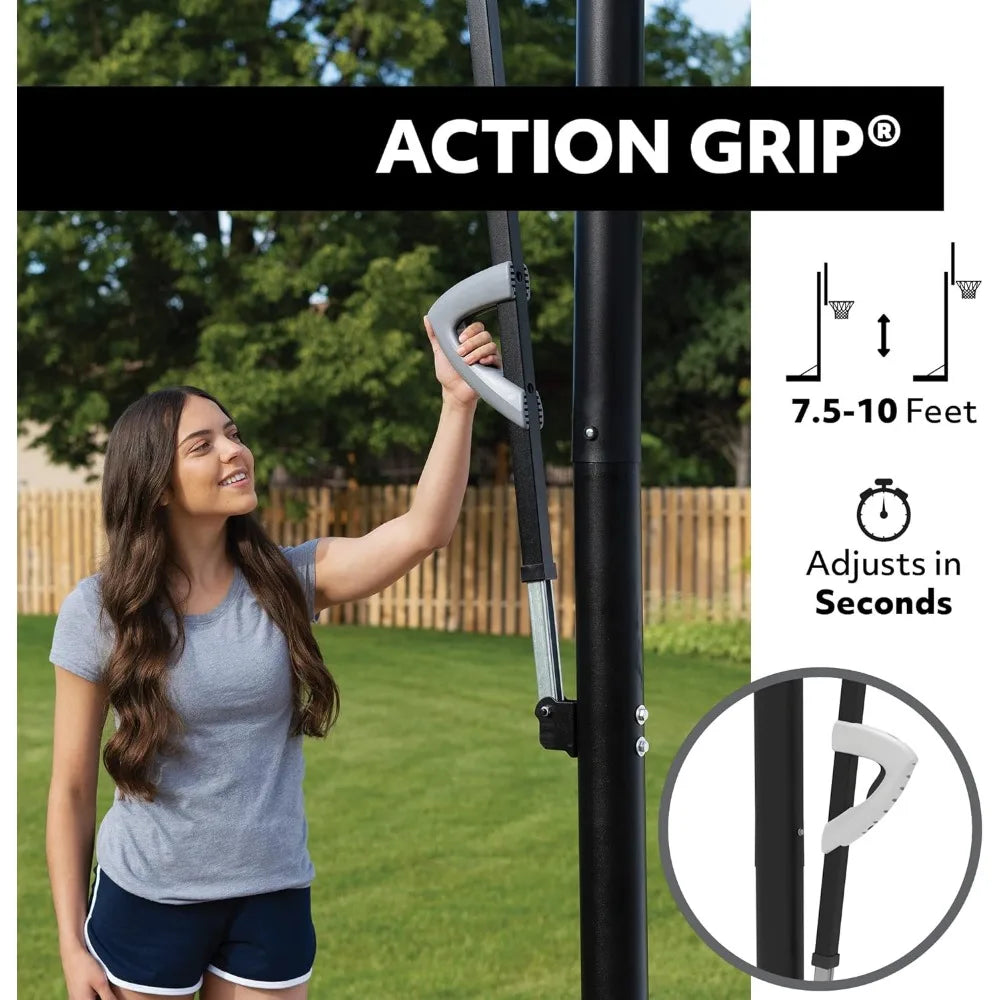 Adjustable In Ground Basketball System