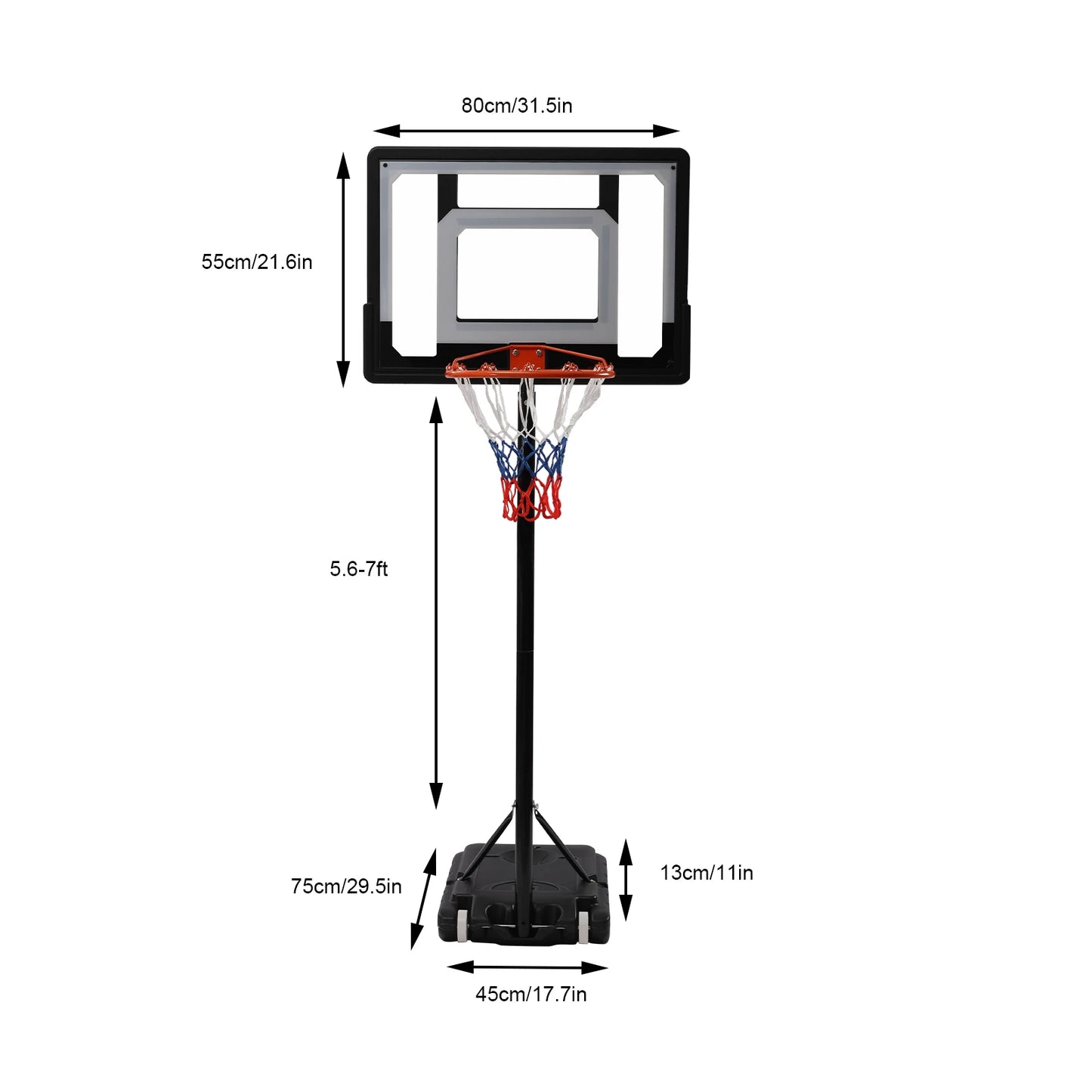 Adjustable Basketball Hoop